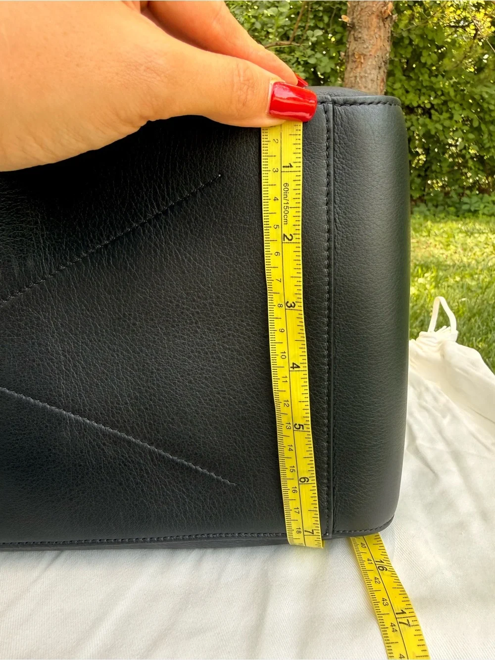 $3300 Ferragamo Star Shaped Leather Tote Briefcase Black Italy STORE DISPLAY